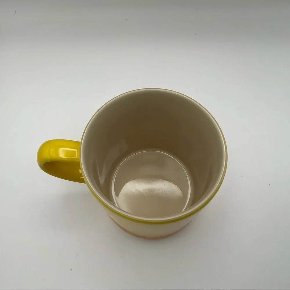 Le Creuset 11.8 oz Soleil (yellow) colored mug, NWT